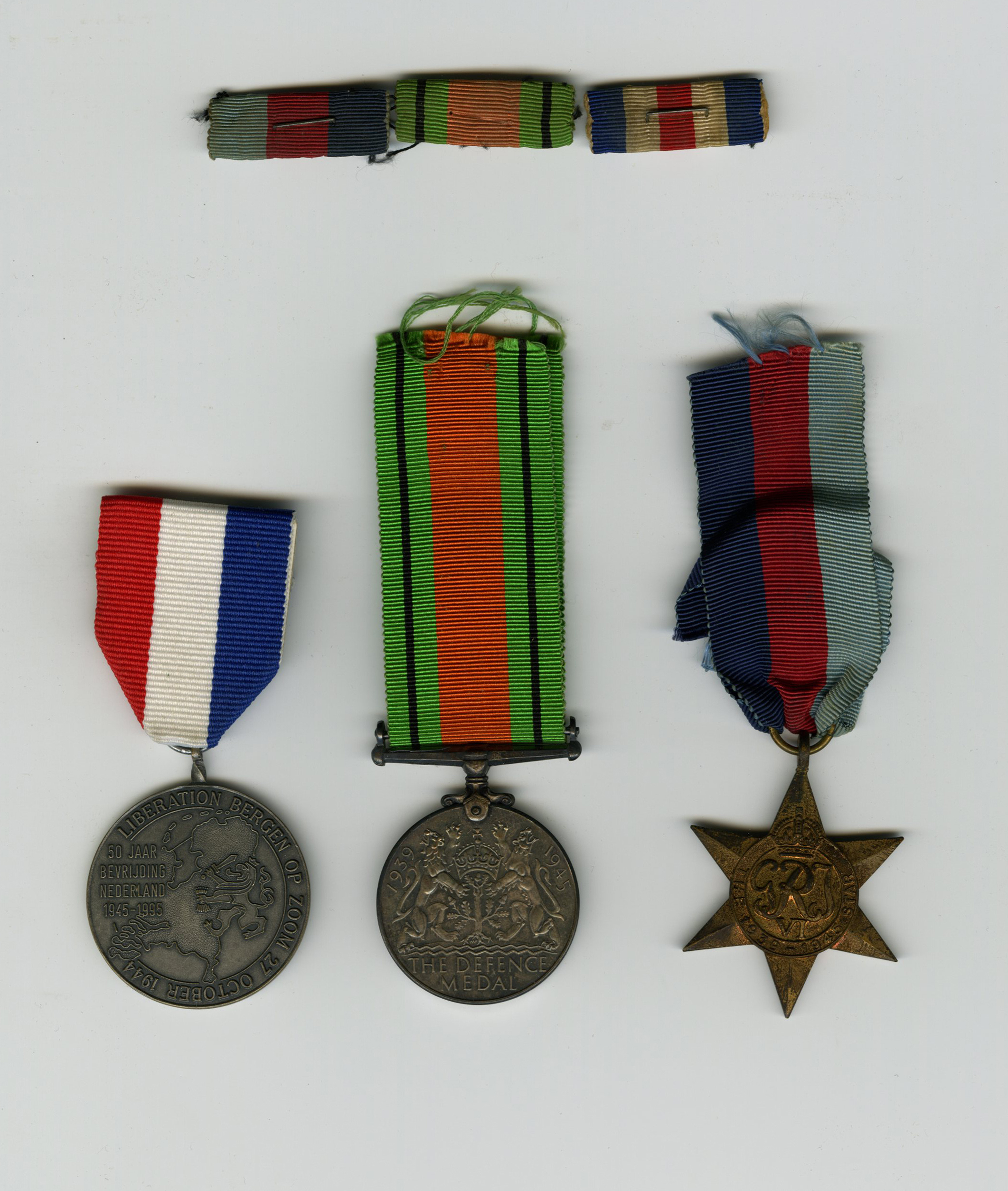 Some of Ron Laidlaw's war medals 